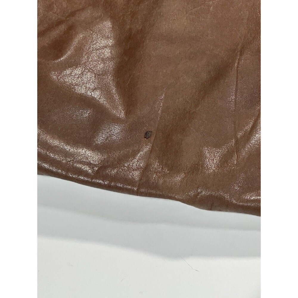 Vintage 80s Split End Ltd Leather Bomber Jacket Brown Men’s Size Small 1980s - Picture 8 of 16